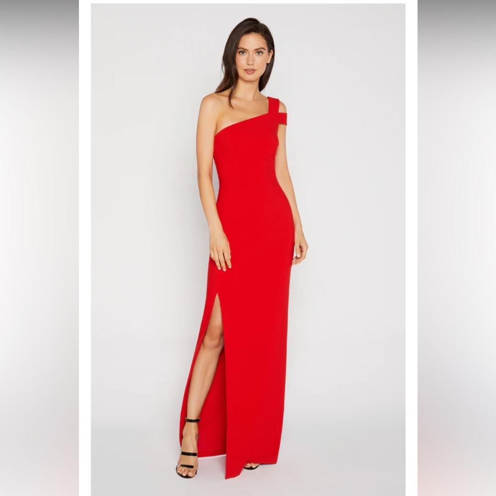 Likely Maxson Red One Shoulder Gown